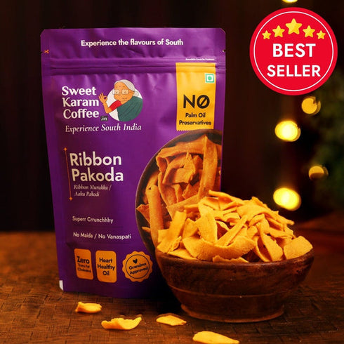 Sweet Karam Coffee Ribbon Pakoda Ribbon Murukku